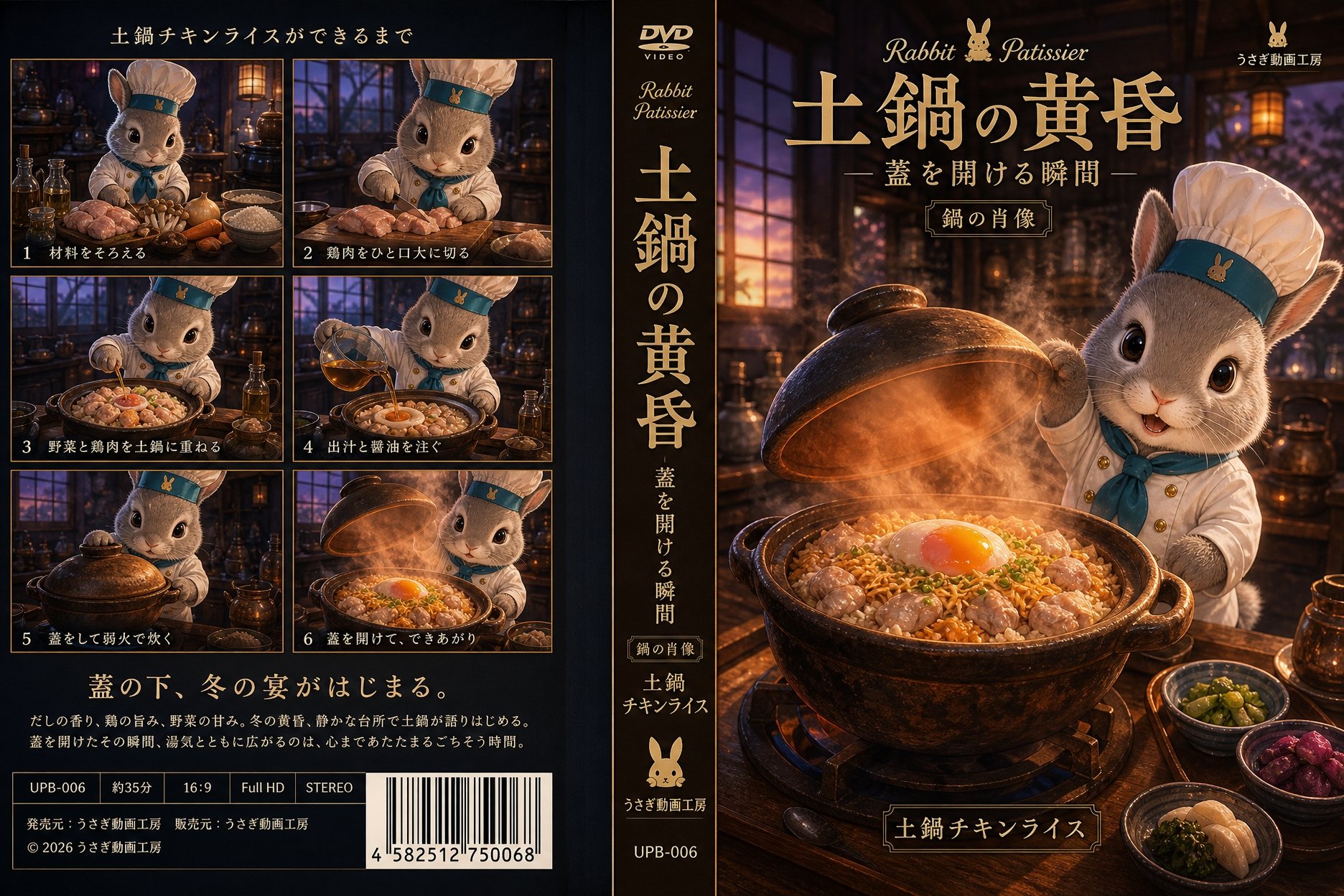 土鍋チキンライスのDVDジャケット