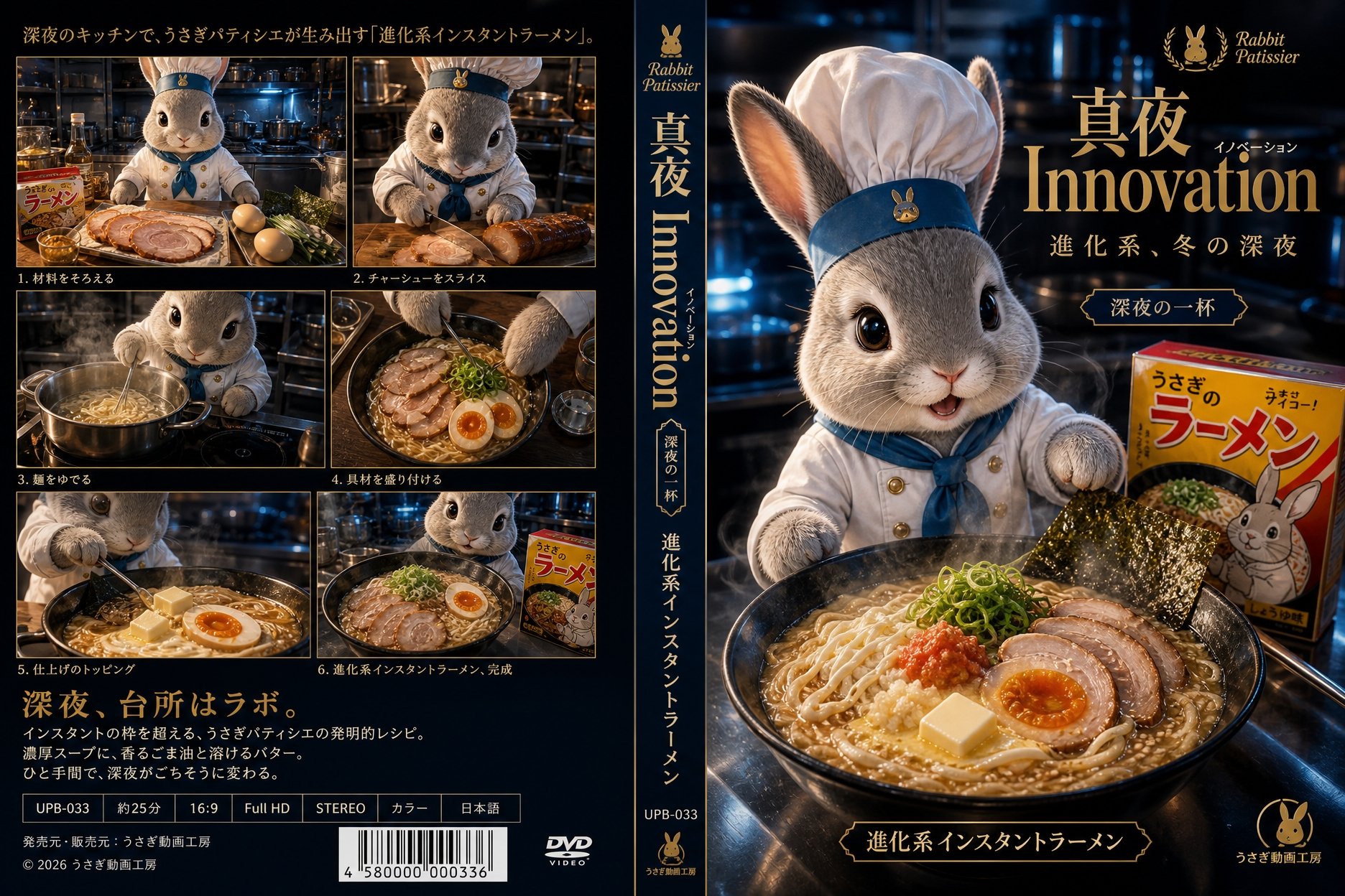 進化系インスタントラーメンのDVDジャケット