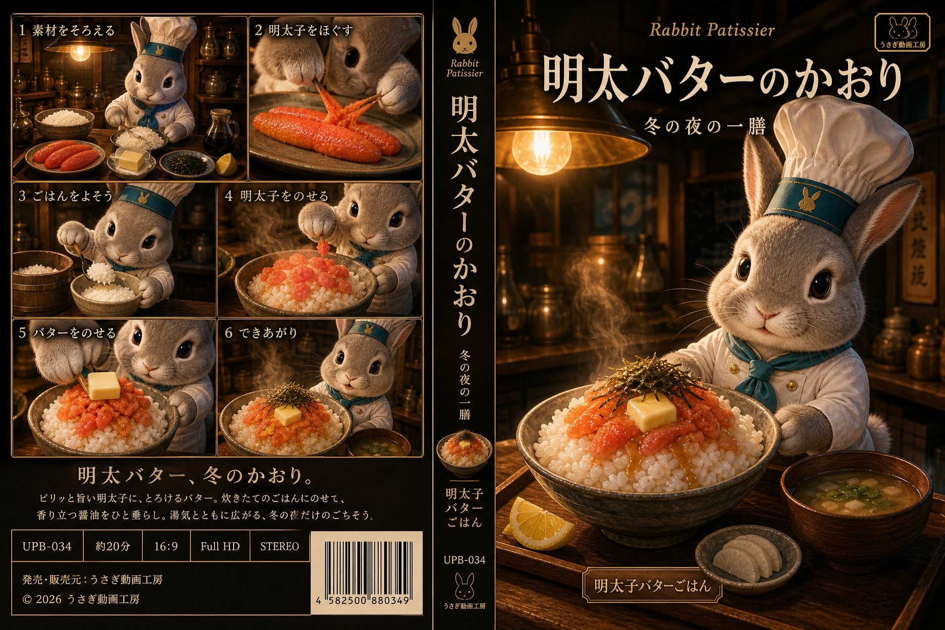 明太子バターごはんのDVDジャケット