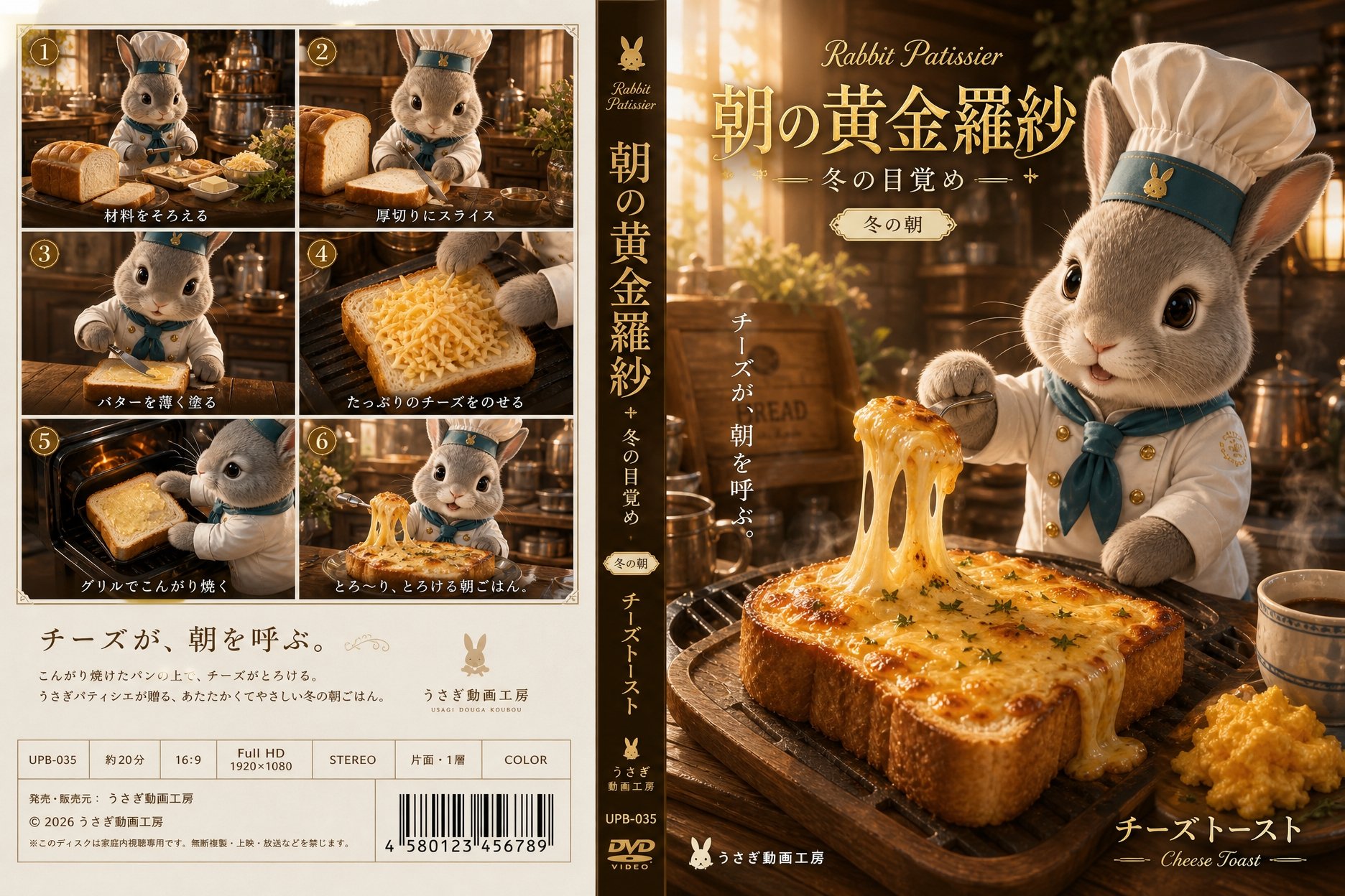 チーズトーストのDVDジャケット