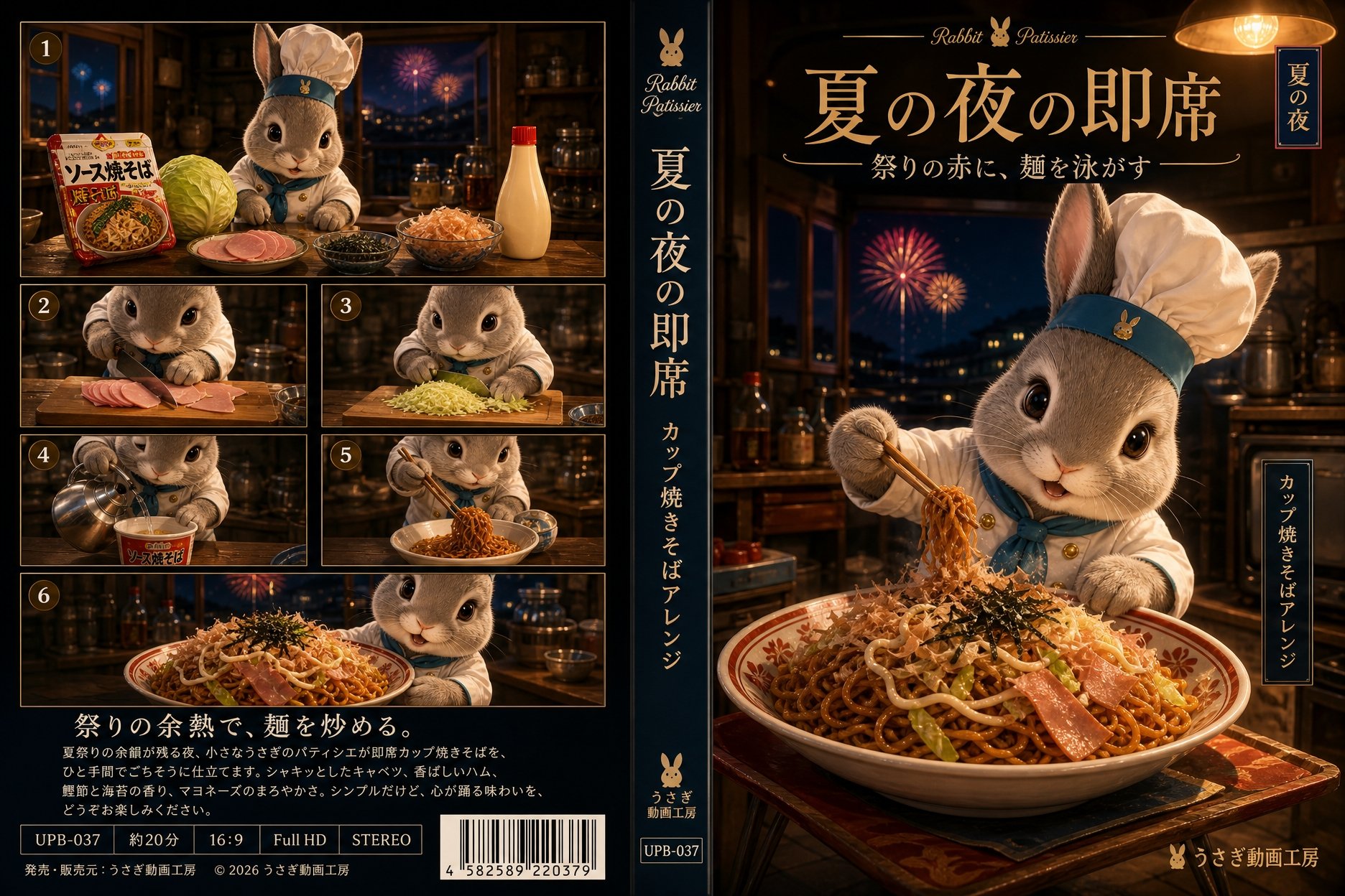 カップ焼きそばアレンジのDVDジャケット