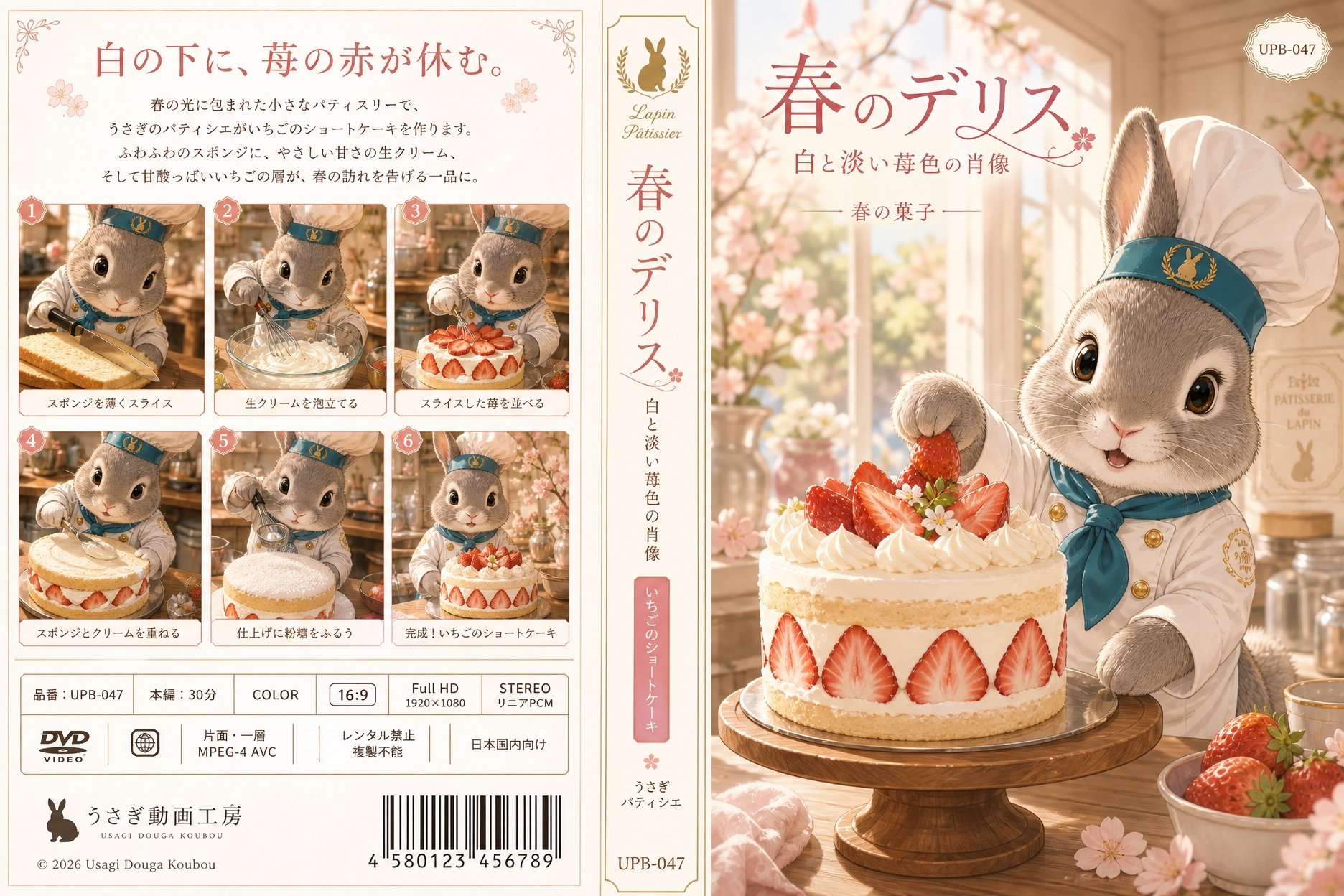いちごのショートケーキのDVDジャケット