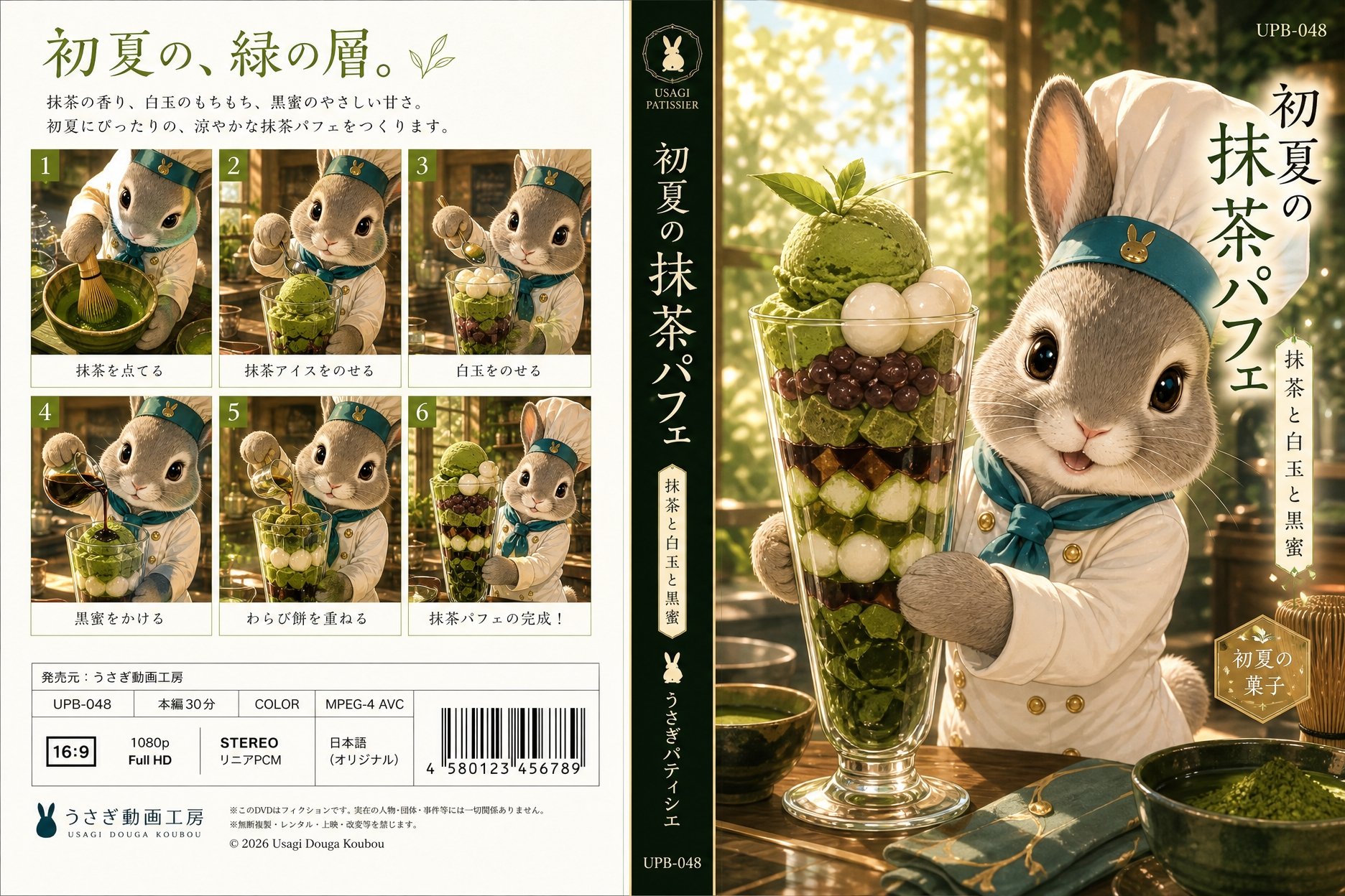 抹茶パフェのDVDジャケット