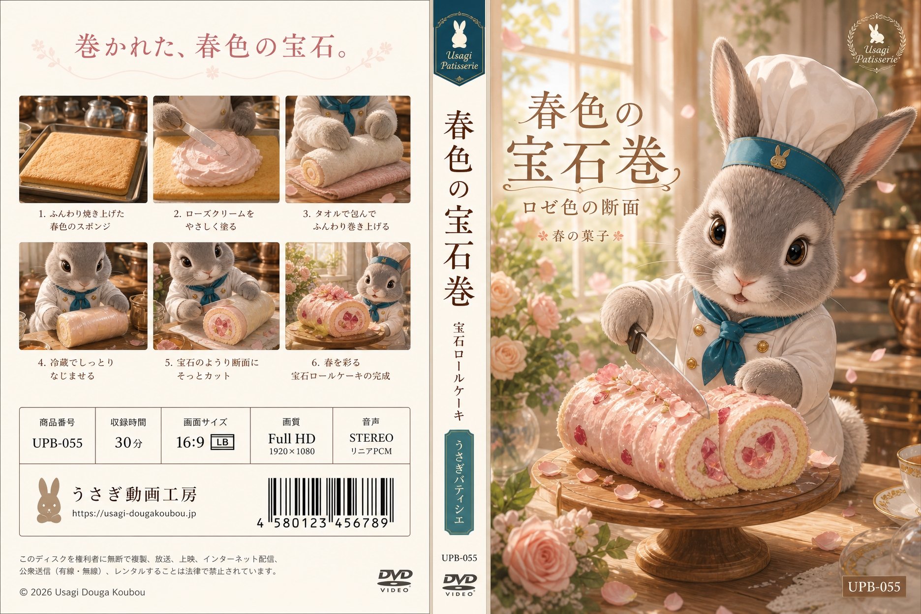宝石ロールケーキのDVDジャケット
