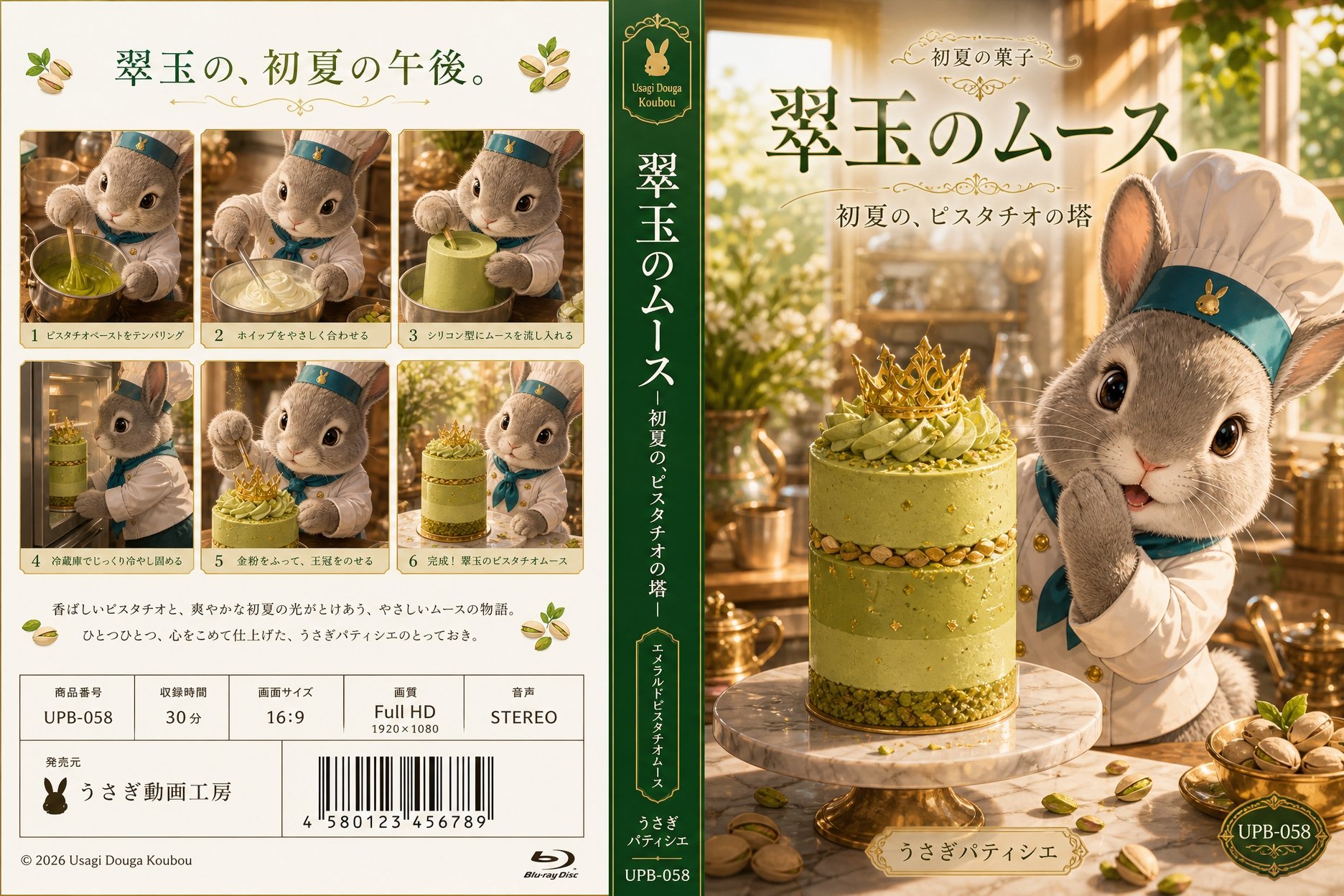 エメラルドピスタチオムースのDVDジャケット