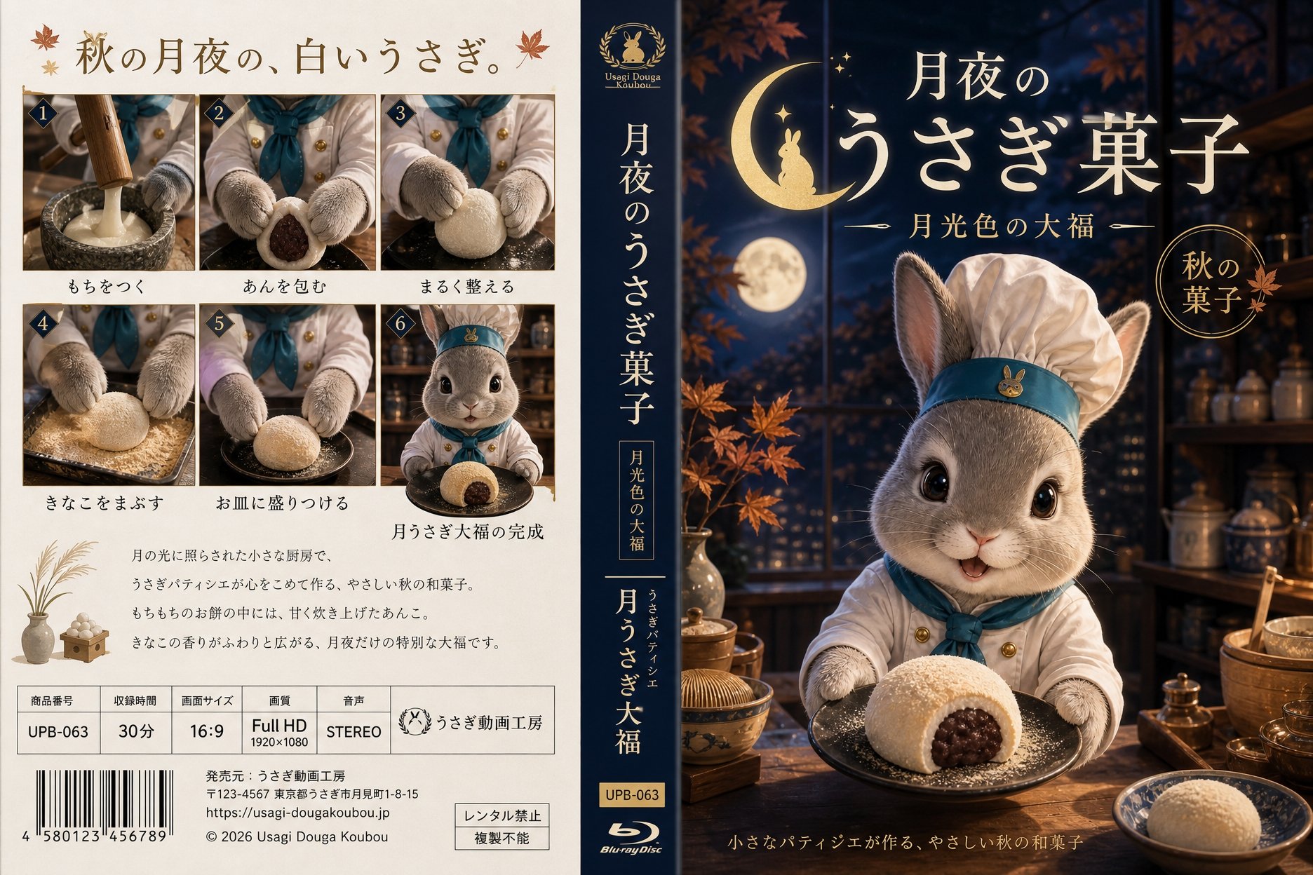 月うさぎ大福のDVDジャケット
