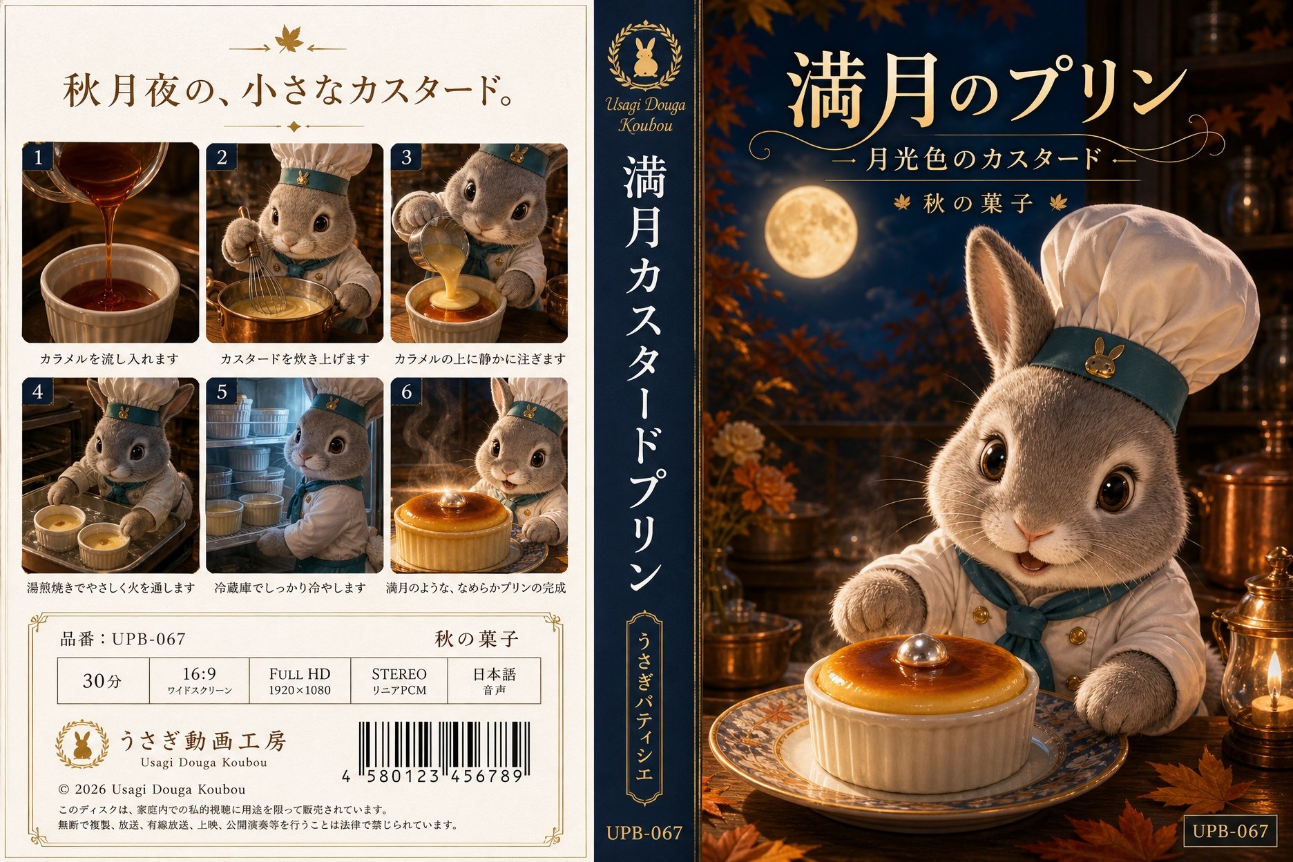 満月カスタードプリンのDVDジャケット