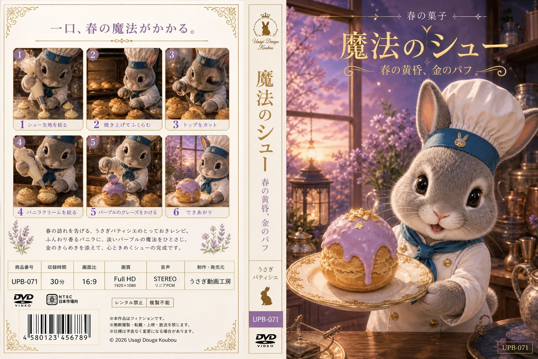 魔法のクリームシューのDVDジャケット