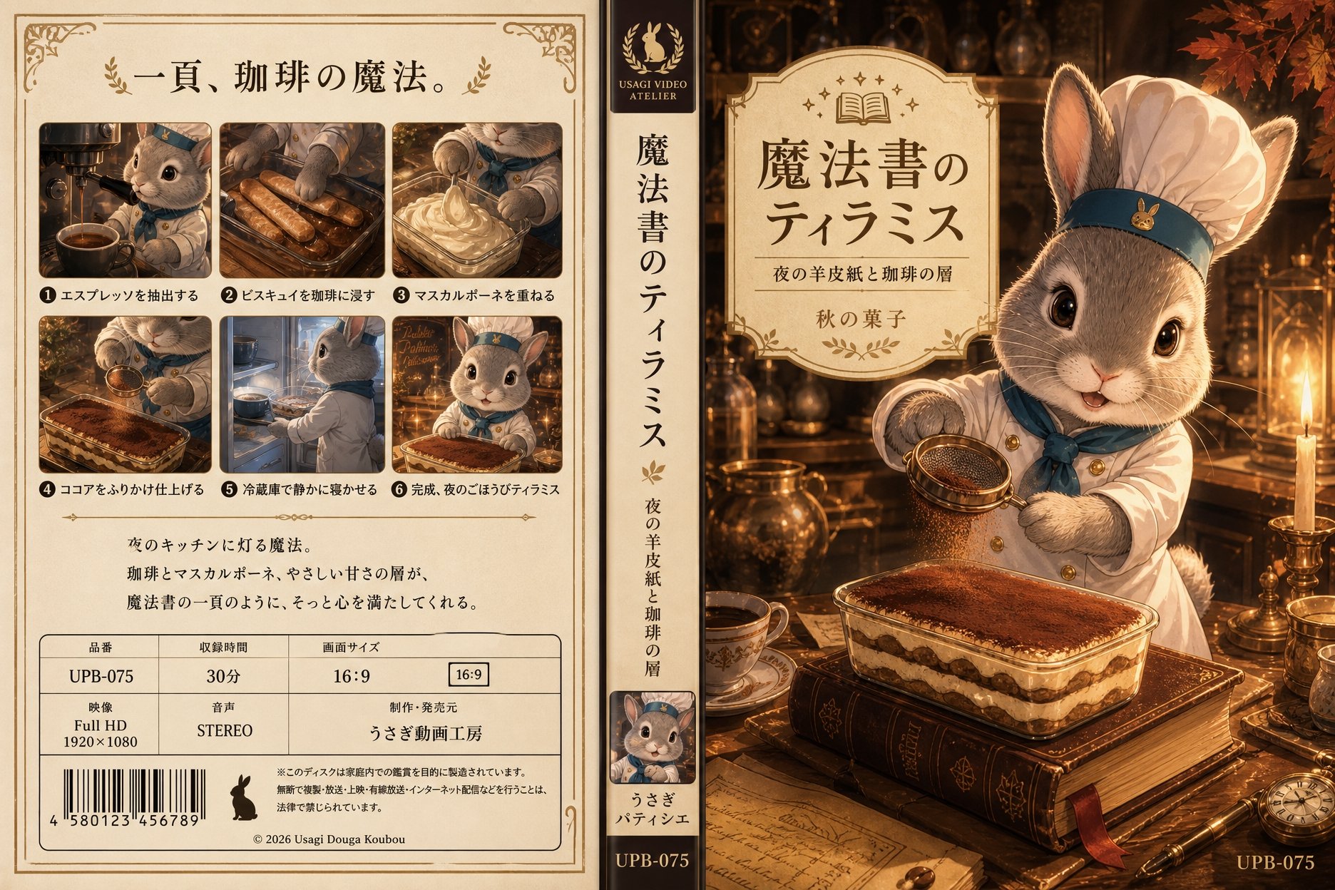 魔法書ティラミスのDVDジャケット