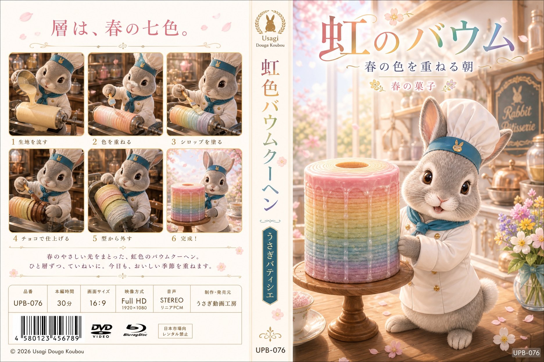 虹色バウムクーヘンのDVDジャケット