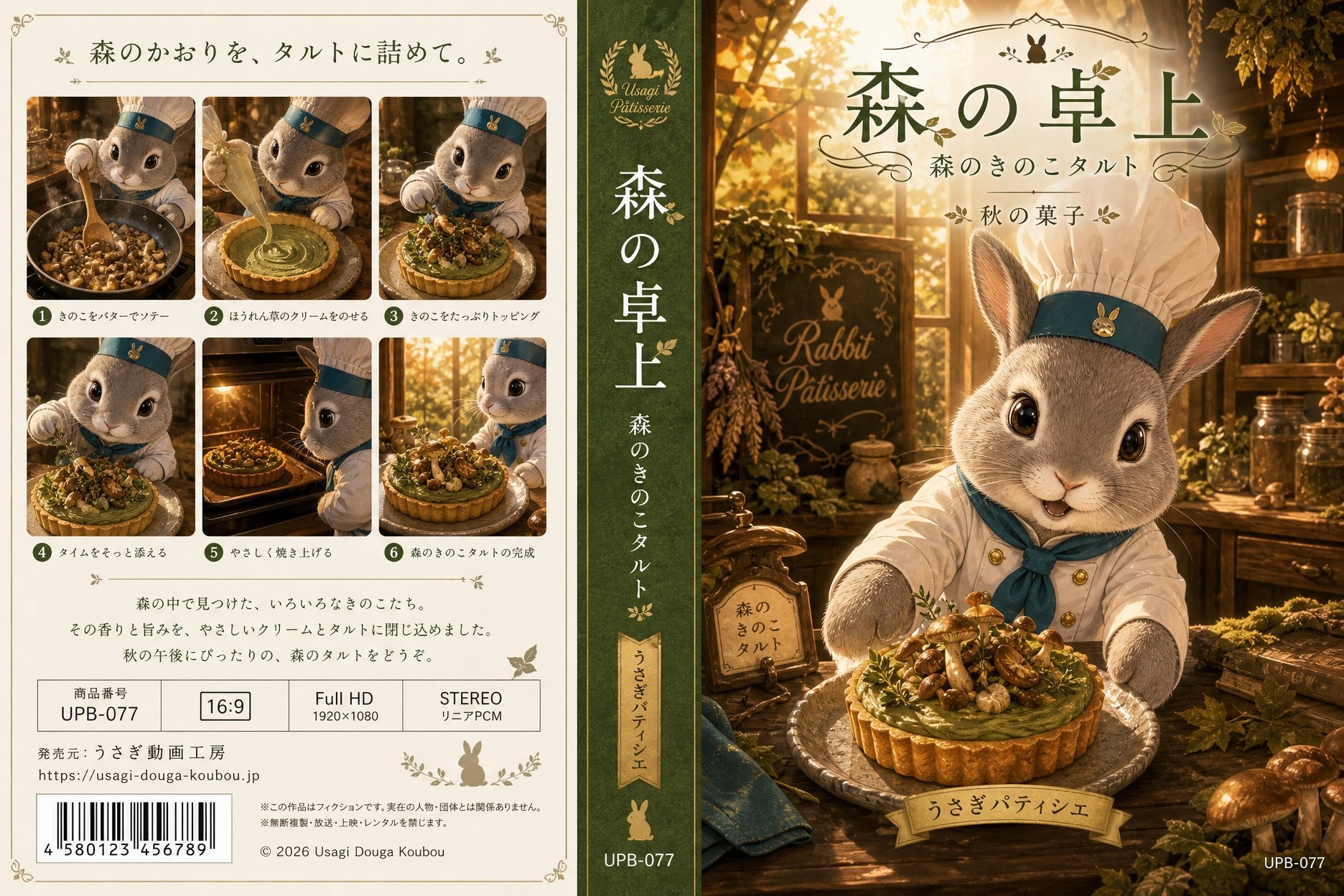 森のきのこタルトのDVDジャケット