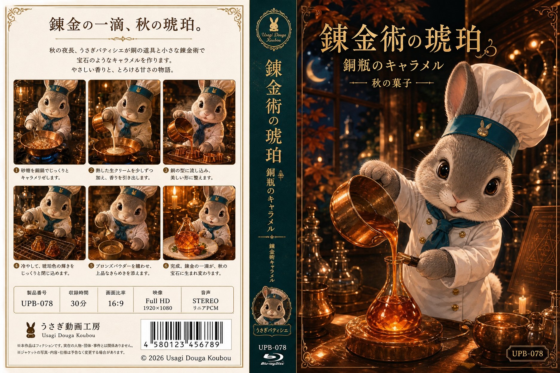 錬金術キャラメルのDVDジャケット