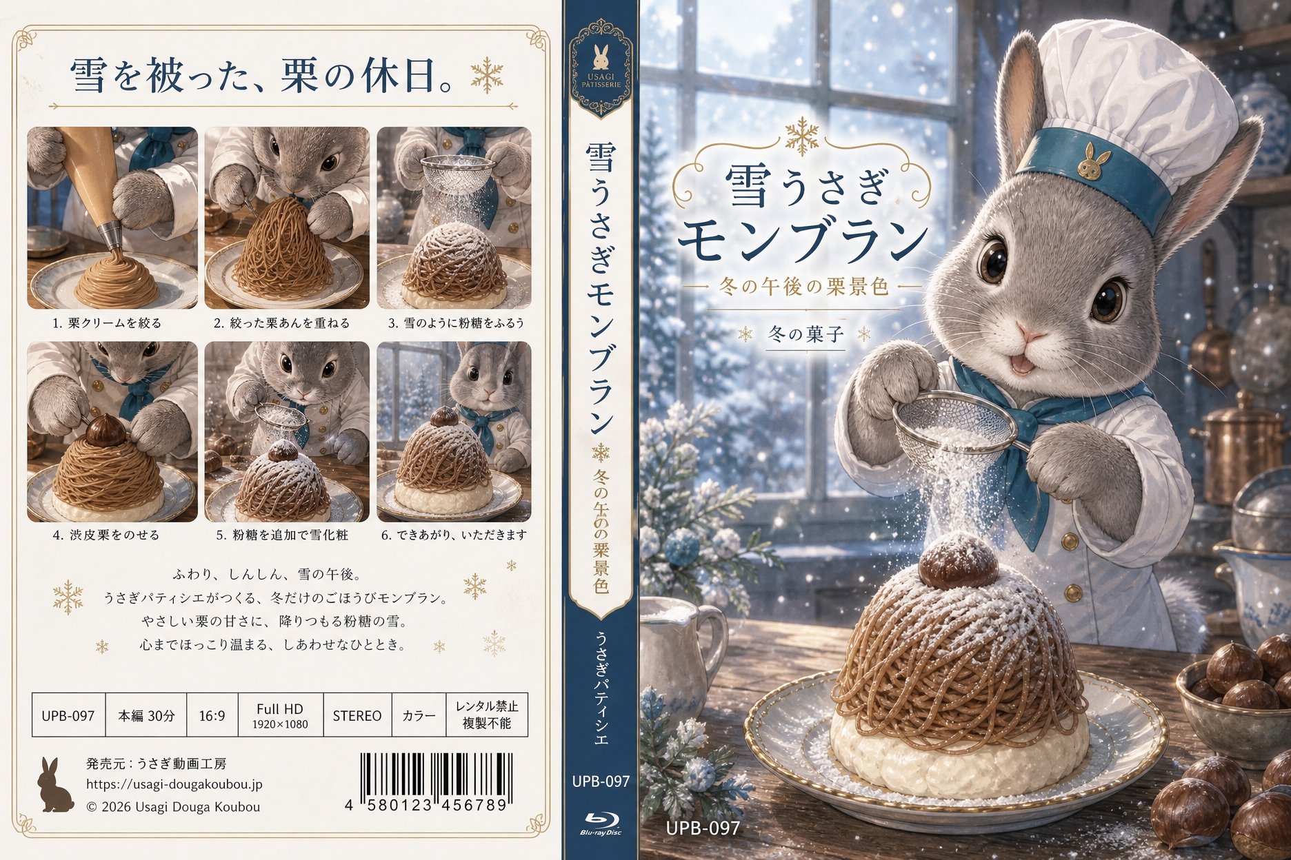 雪うさぎモンブランのDVDジャケット