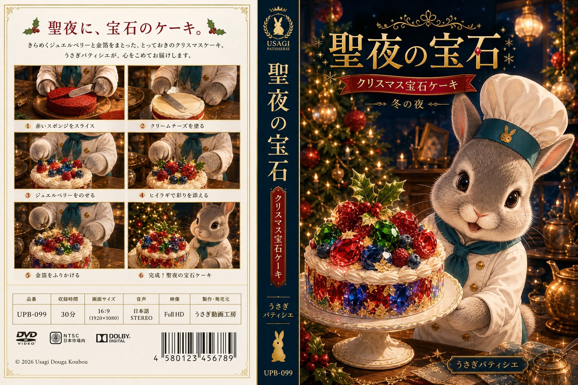 クリスマス宝石ケーキのDVDジャケット