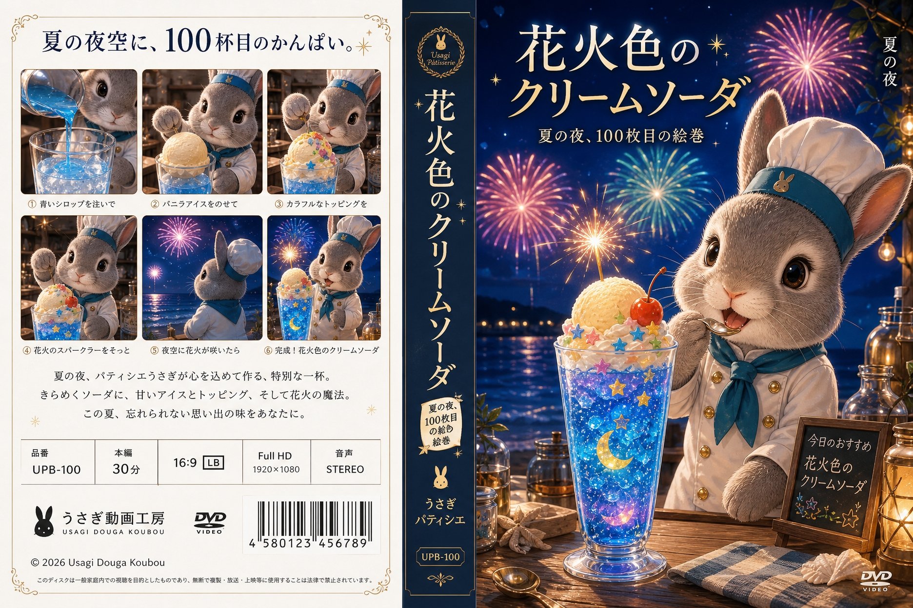 花火クリームソーダのDVDジャケット