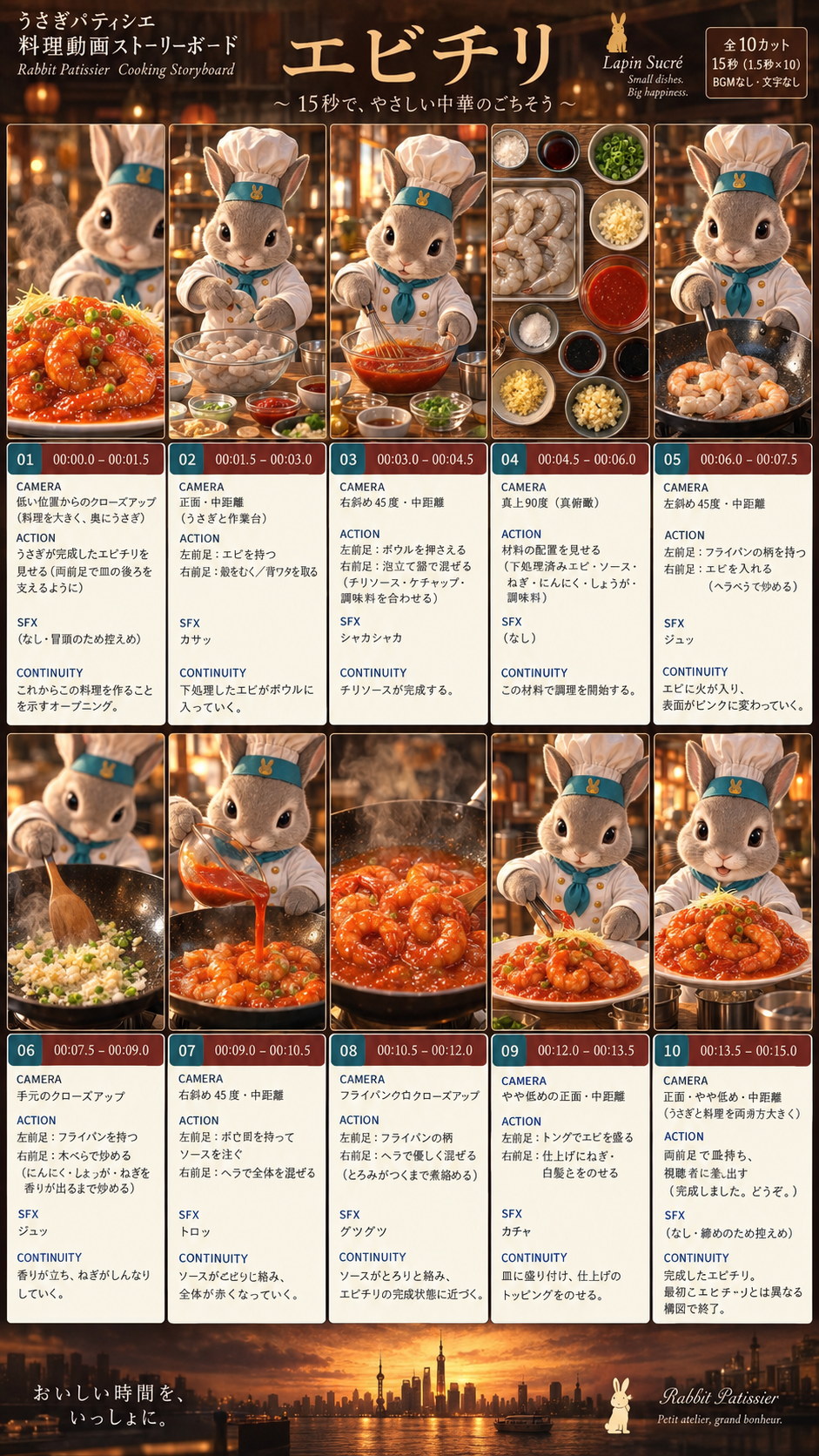 エビチリのストーリーボード